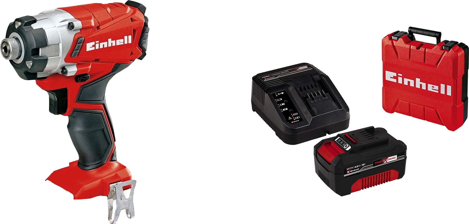 Te-Cı 18/1 Akülü Darbeli Vidalama + 18V 4.0 Ah Akülü Çantalı Set