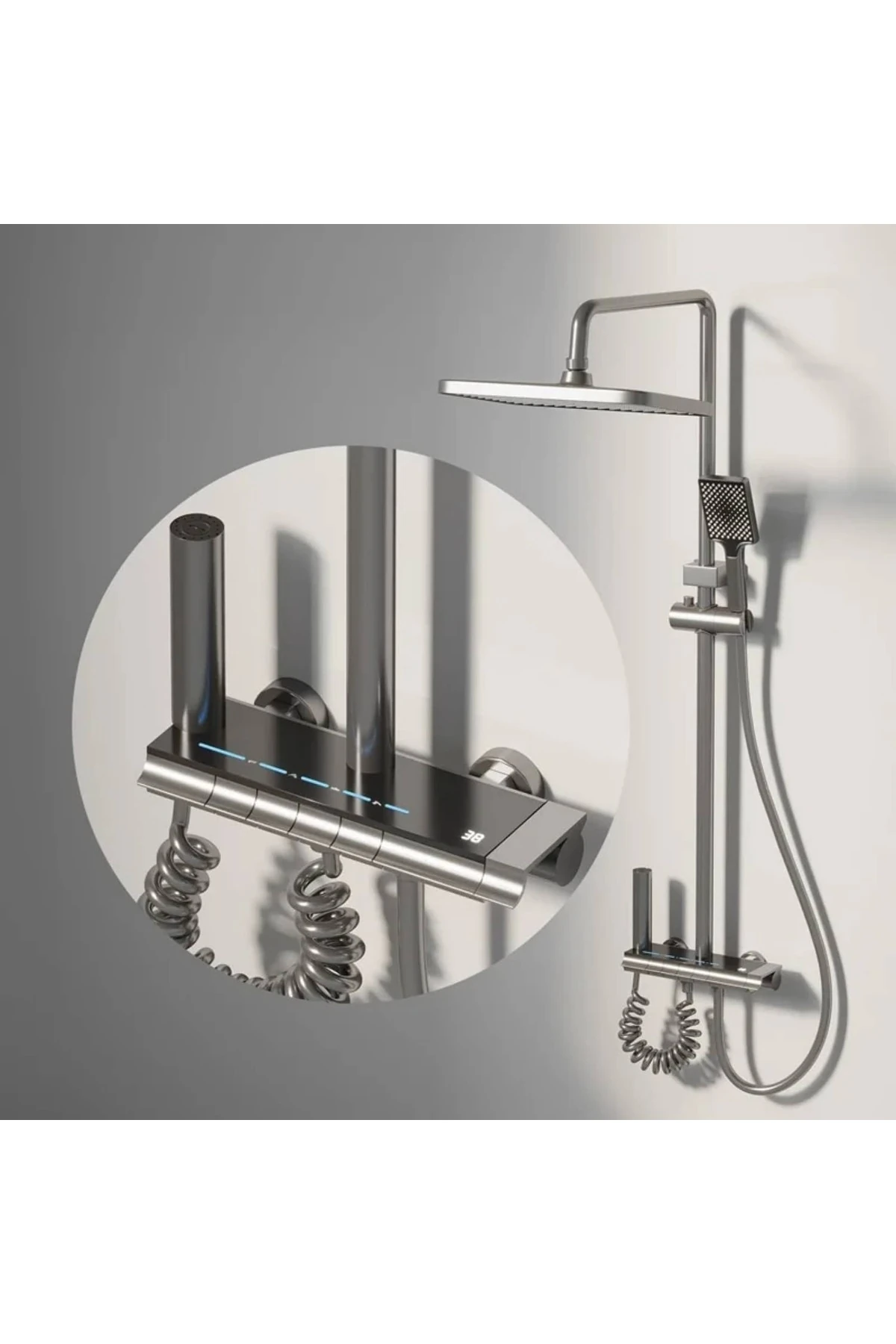 4 Fonksiyonlu Dijital Duş Seti