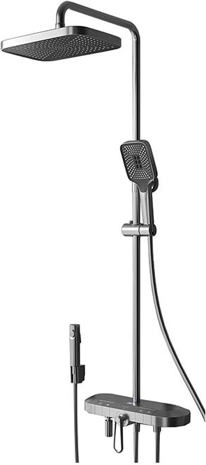 Zeta Digital Duş Ünitesi Metalik Gri 671535