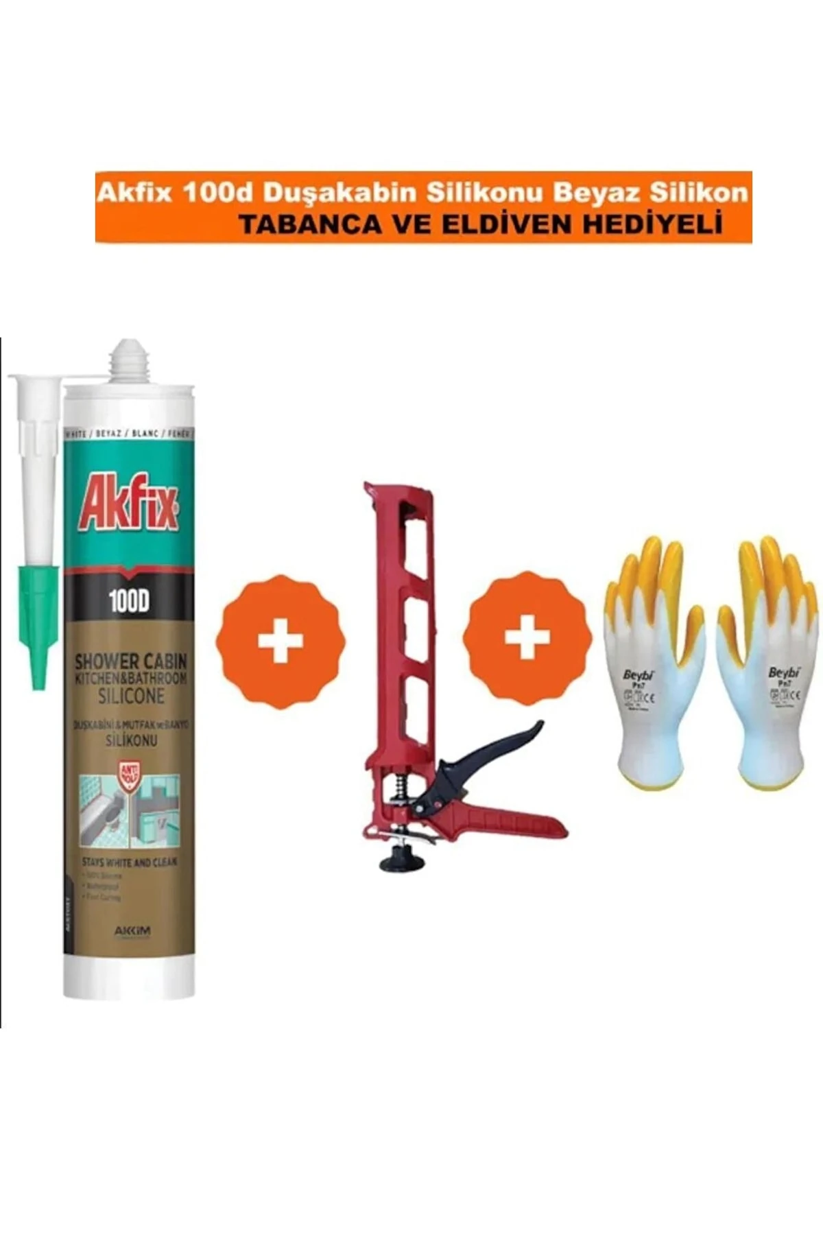 100d Şeffaf Duşakabin Silikonu