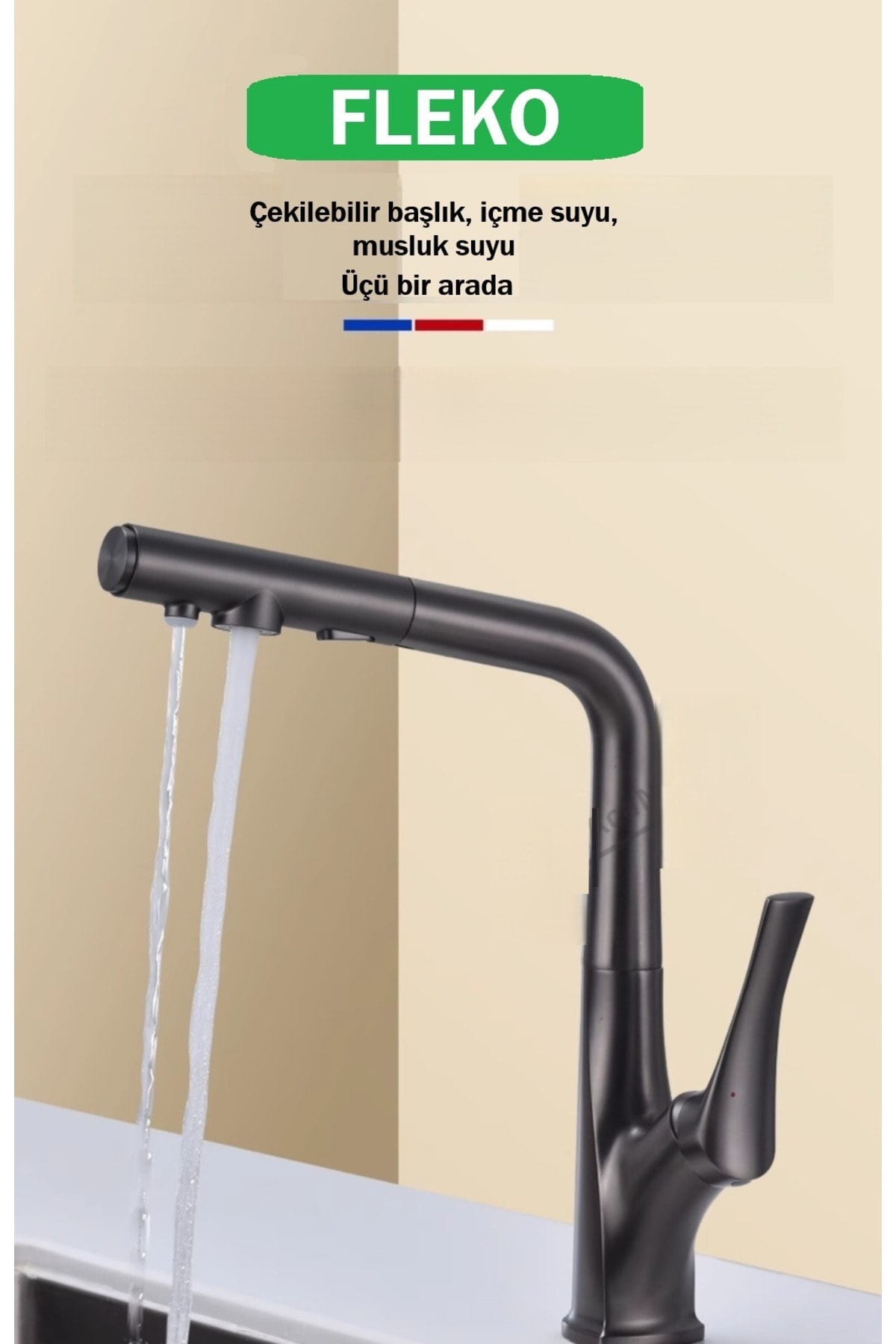 Miranda Siyah Arıtmalı Eviye Bataryası