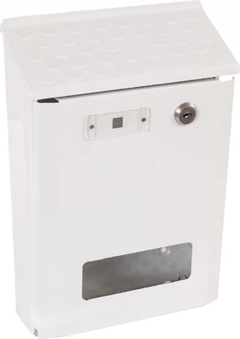 Damla Çatılı Posta Kutusu Beyaz Sağ Antrasit 1 Adet