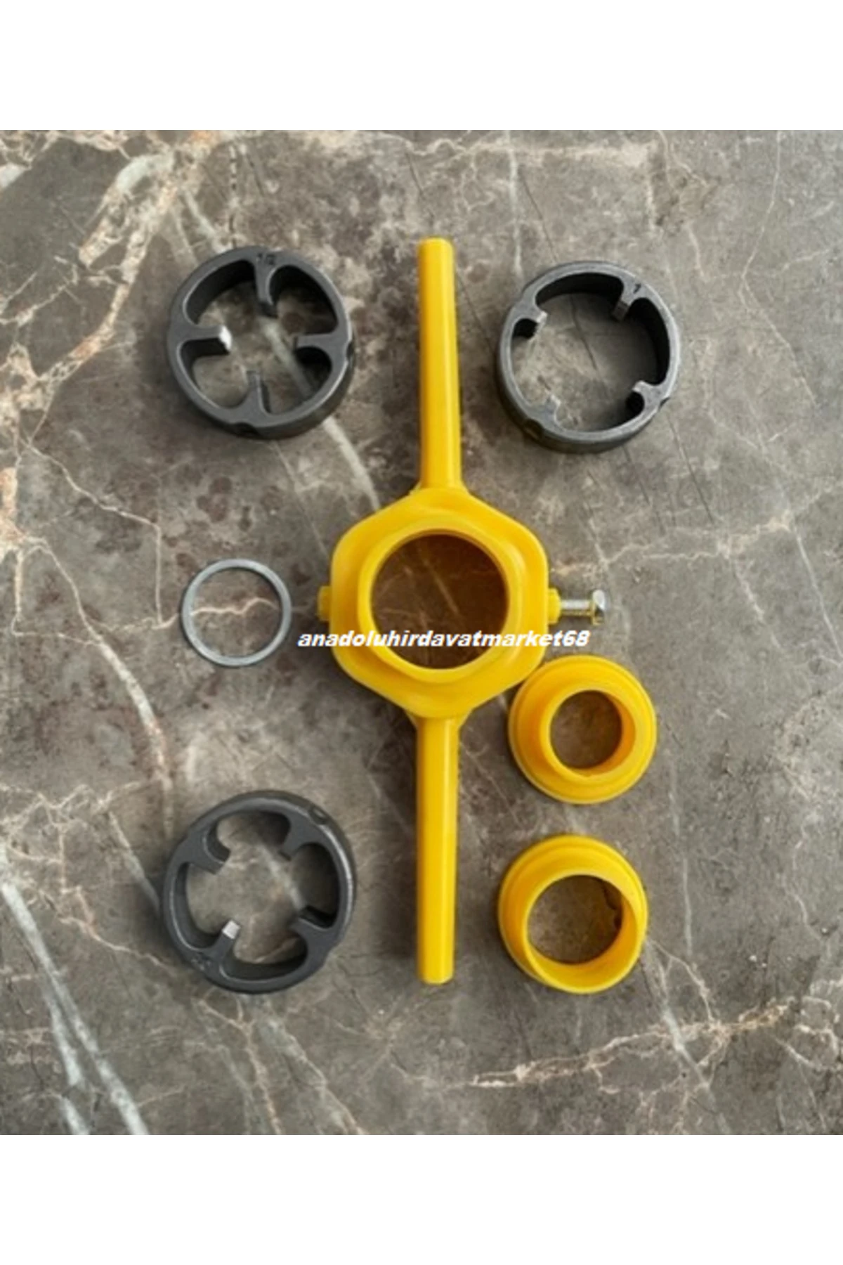 PPRC BORU DİŞ AÇMA SETİ PVC BORU PAFTASI KANGAL BORU DİŞ AÇMA 6PCS