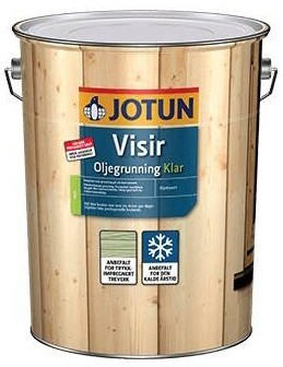 Jotun Visir Oljegrunning Klar Şeffaf Ham Ahşap Astarı 2,7 lt