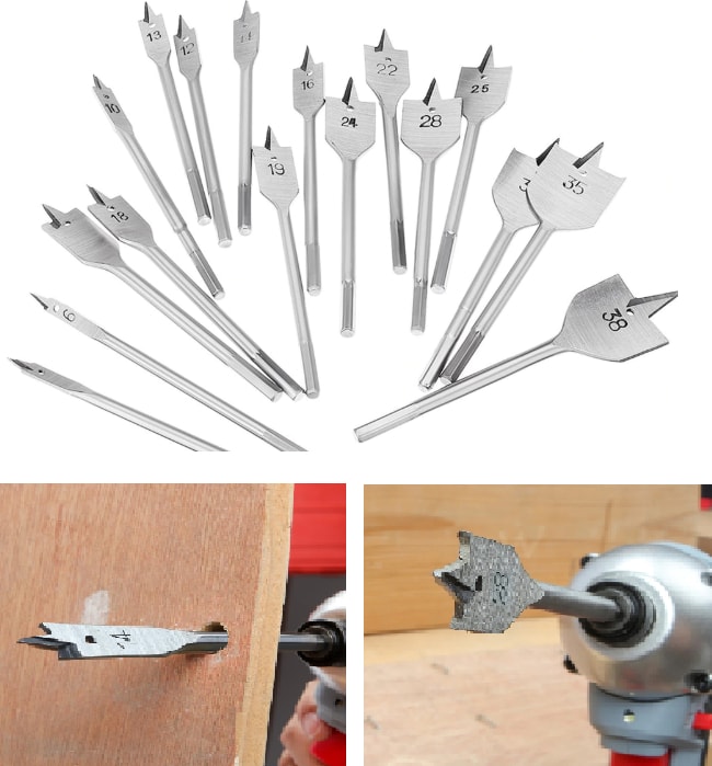 Ahşap Yaprak Delici Uç 6 mm