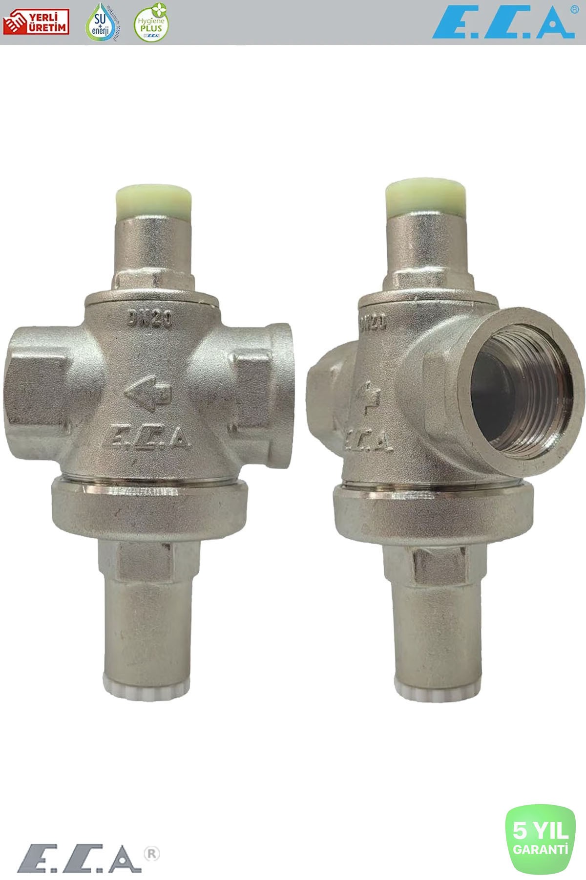 E.C.A Su Basınç Düşürücü Valf Pistonlu 1 Parmak ECA 602111038