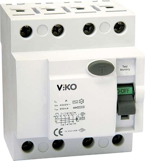 Kaçak Akım Koruma Rölesi 4p 25A 30MA VTR4-2530