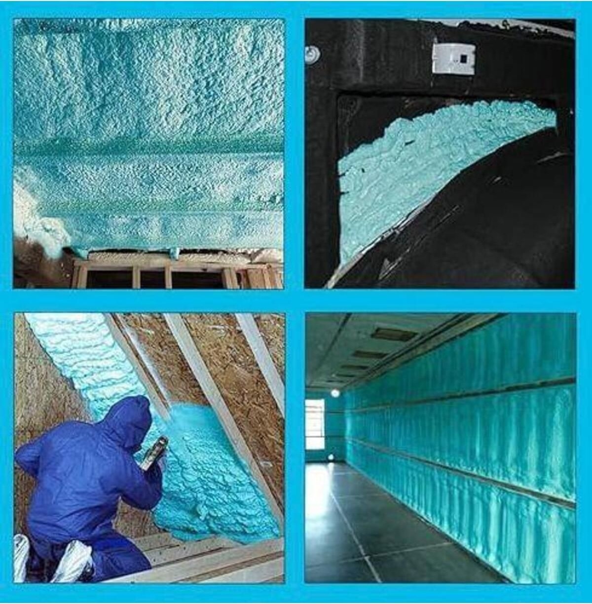 Thermal Foam Isı ve Ses Yalıtım Köpüğü 850 Ml. (16 Adet),demir Köpük Tabancası