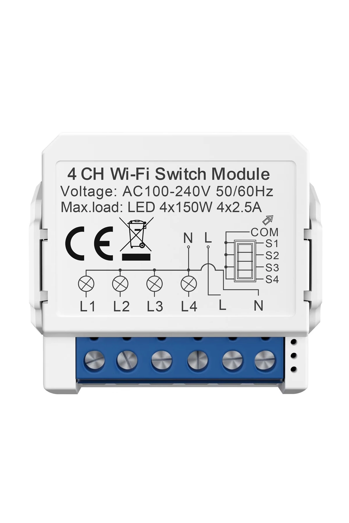 Tuya 4CH 4 Kanal WiFi Akıllı Anahtar