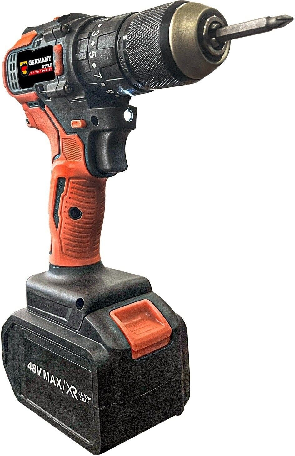 GRM9007 48V 5 Ah Profesyonel Darbeli Yüksek Tork Kömürsüz Motor Güçlendirilmiş Çift Ak