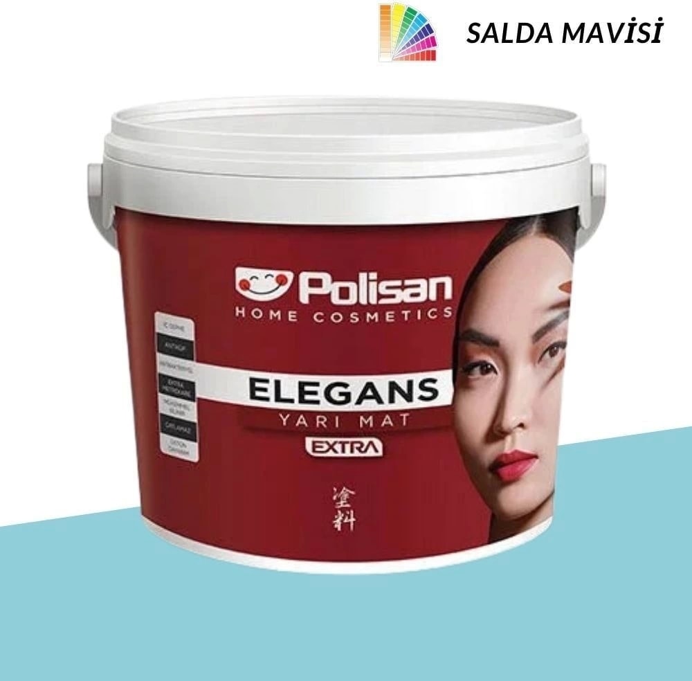 Elegans Extra Yarı Mat Salda Mavisi 7,5 lt