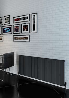 Cunda Yatay Alüminyum Radyatör 1325X600 Pütürlü Beyaz (Ral 9016)