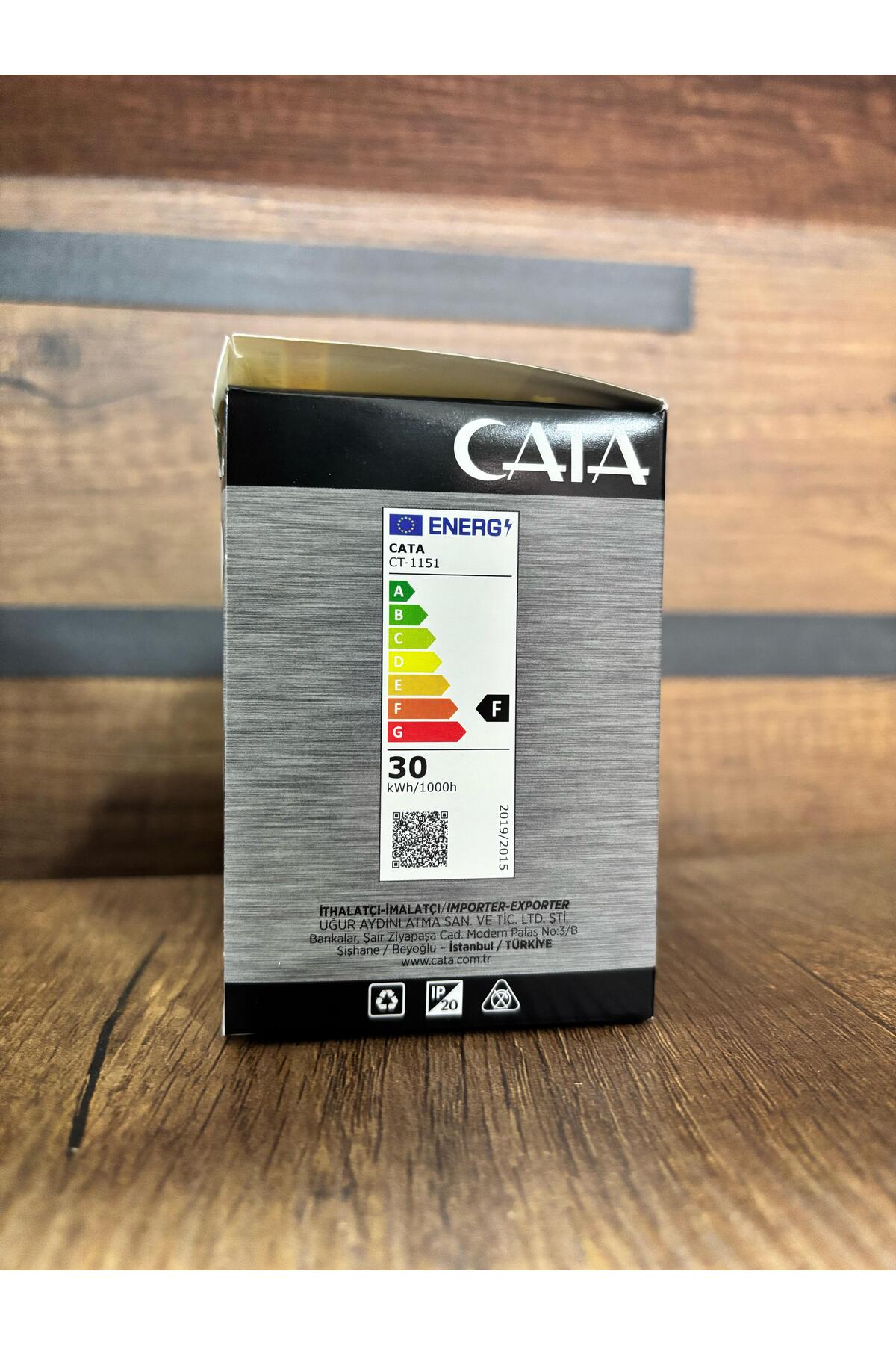 CT1151 30 Watt 4 Kollu Pervane Led Ampul Beyaz Işık