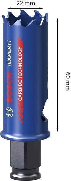 BOSCH 22 mm Expert Sert Malzemeler Için Panç 2608900420
