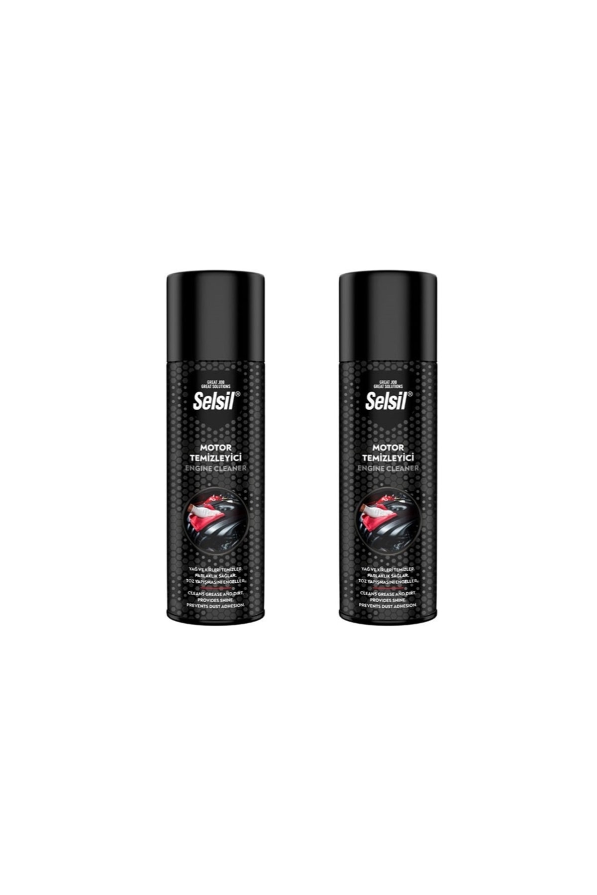 SELSİL Susuz Motor Temizleme Spreyi 2x 500ml (2022 Üretim)