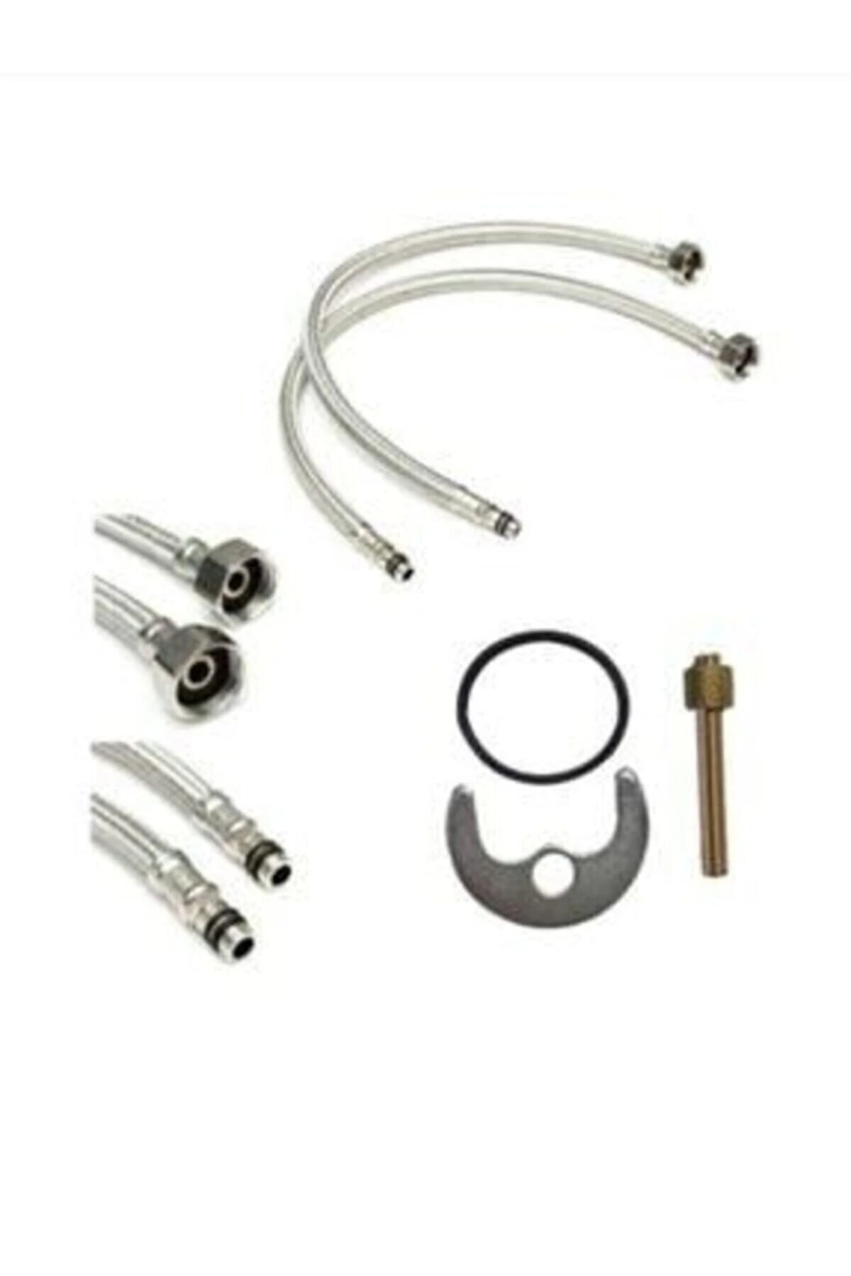 Mutfak Lavabo Banyo Bataryası Çeşmesi Muslugu Lüx Robot Duş Seti Sistemi 4lü Set