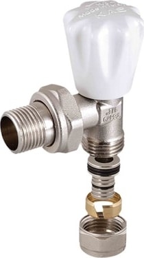Pex Radyatör Vanası - Köşe - 1/2 - Hafif Tip - Eco
