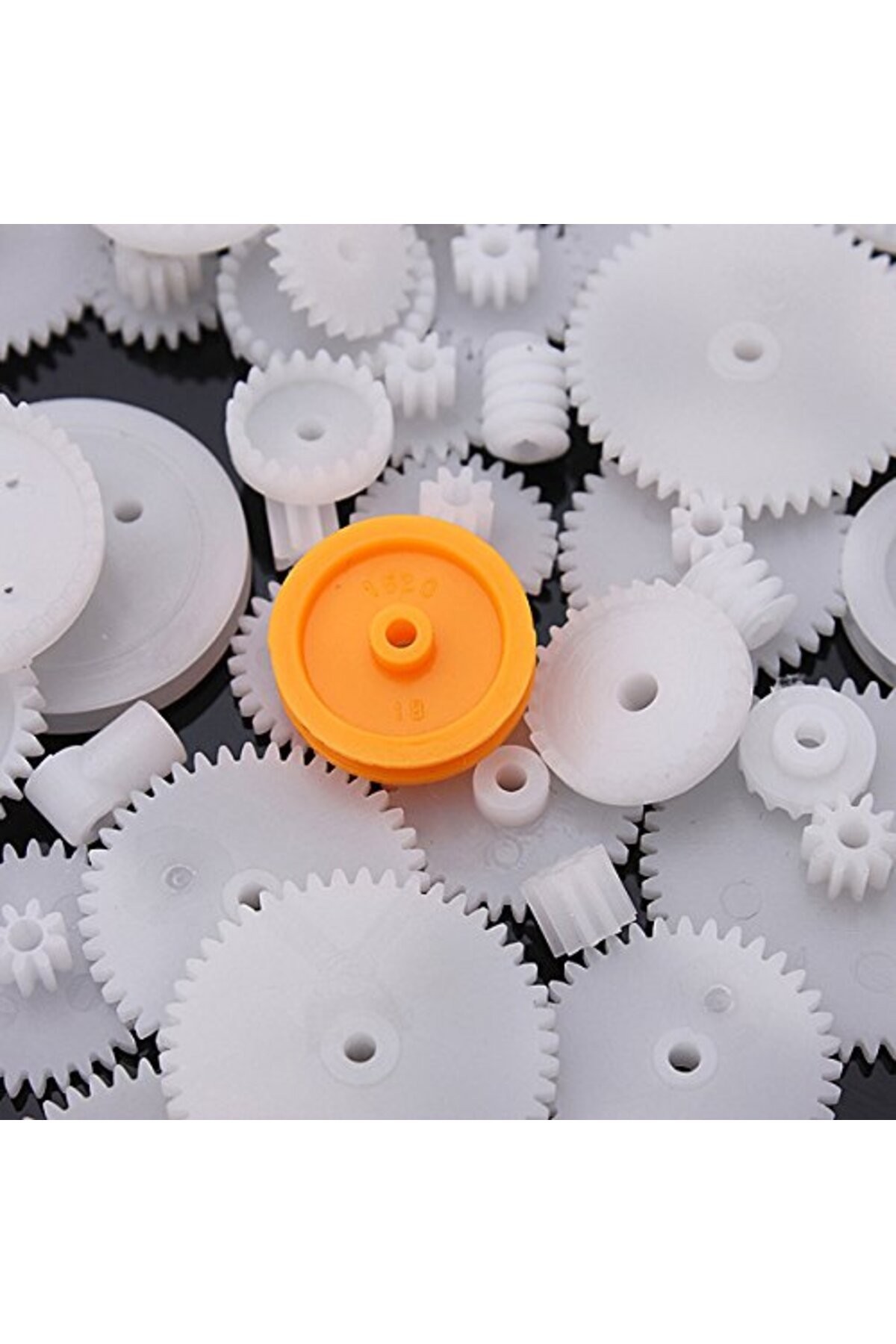75 Parça Plastik Dişli Çark Seti (DC Motor - DIY - Hobi Seti)