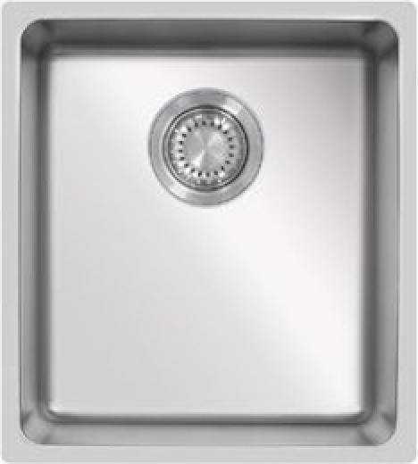 Me 340 Polisajlı 34X40 cm Inox Paslanmaz Çelik Tezgah Altı Sifonlu Mutfak Eviyesi