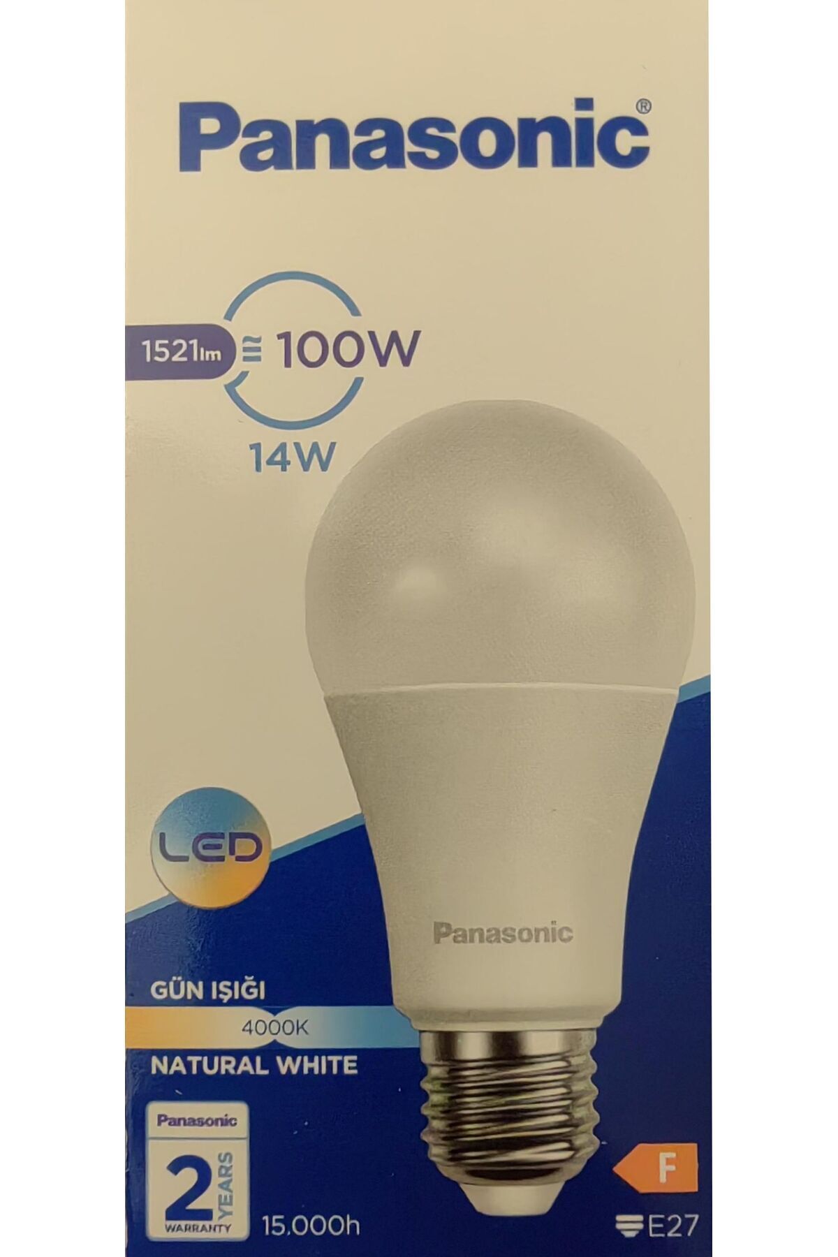 14W 4000 KELVİN ILIK BEYAZ SARI VE BEYAZIN ARASI RENK YÜKSEK IŞIK GÖZ YORMAZ