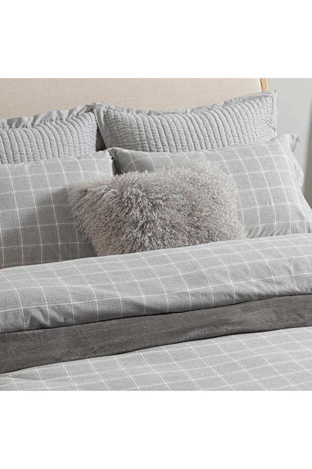Pedrada Nevresim Seti Çift Kişilik 200x220 cm Gri