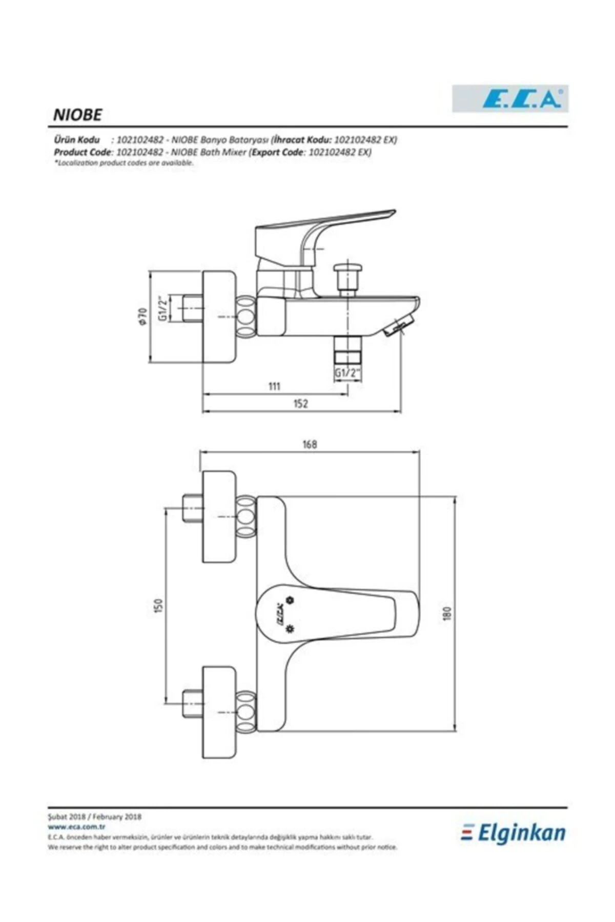 Niobe Batarya Seti (banyo - Evye/eviye - Lavabo Bataryaları)