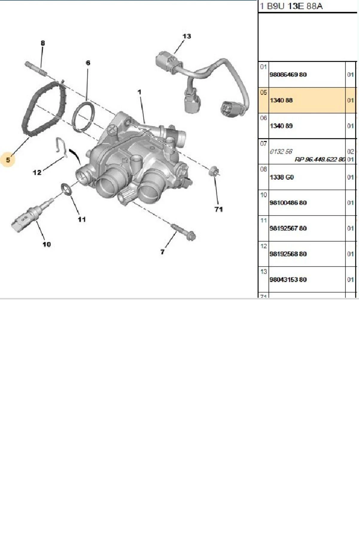 Su Kollektör Oringi (134088)
