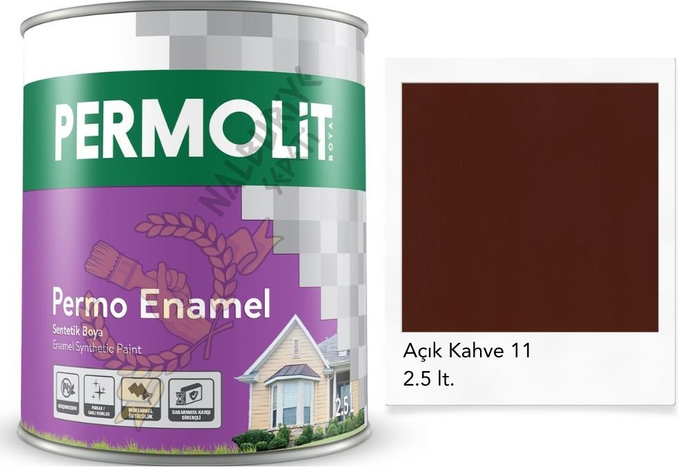 Enamel Sentetik Yağlı Boya Açık Kahve 2.5 Lt.