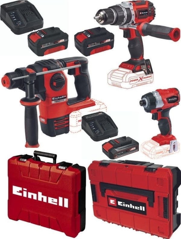 Tp-Cd 18/60 Li-I Bl Matkap Herocco Kırıcı Te-Ci 18 Bl Vidalama 2X4.0+2.5AH Kömürsüz Profesyonel Akülü Set