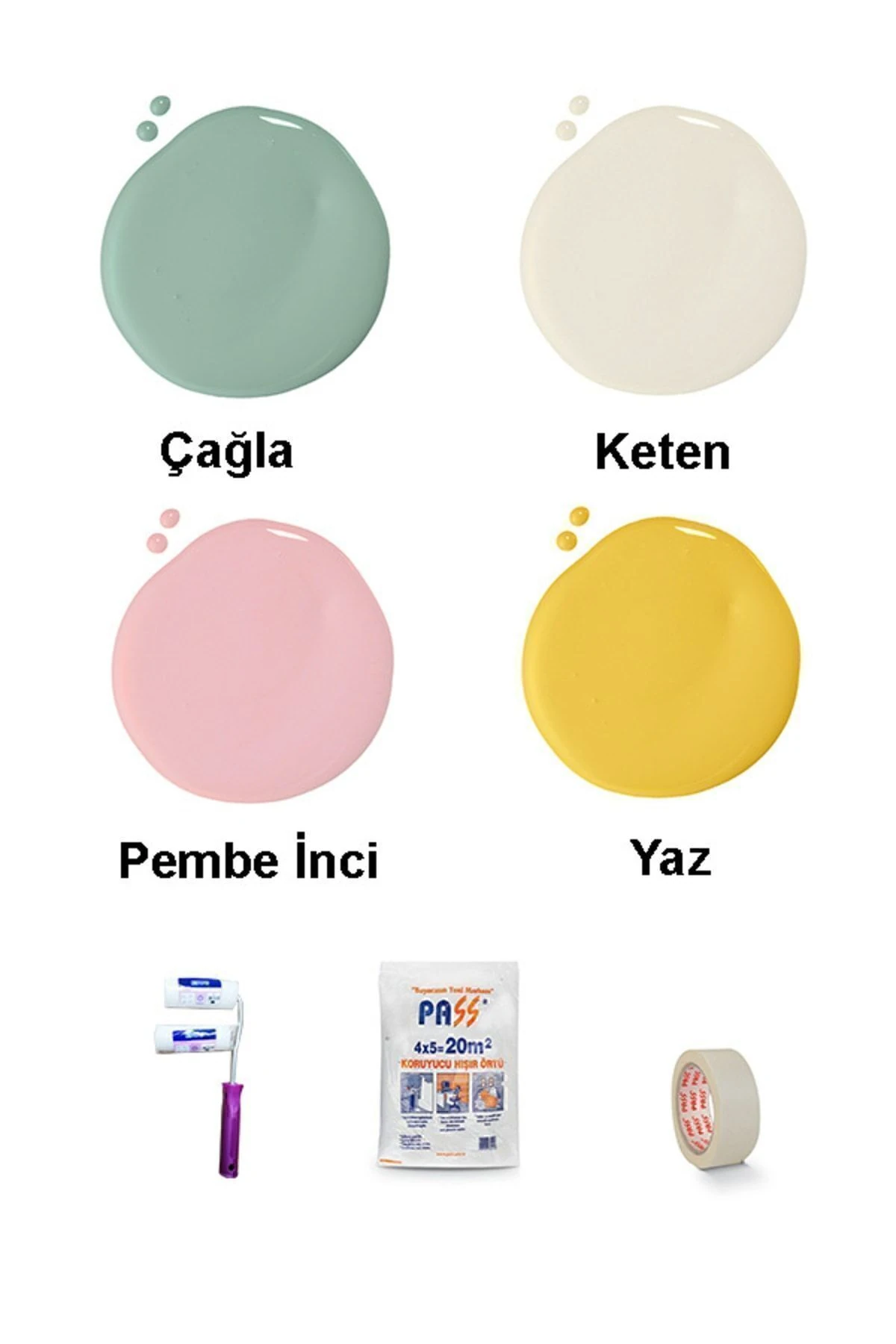 Geometrik Duvar Boyama Seti 6