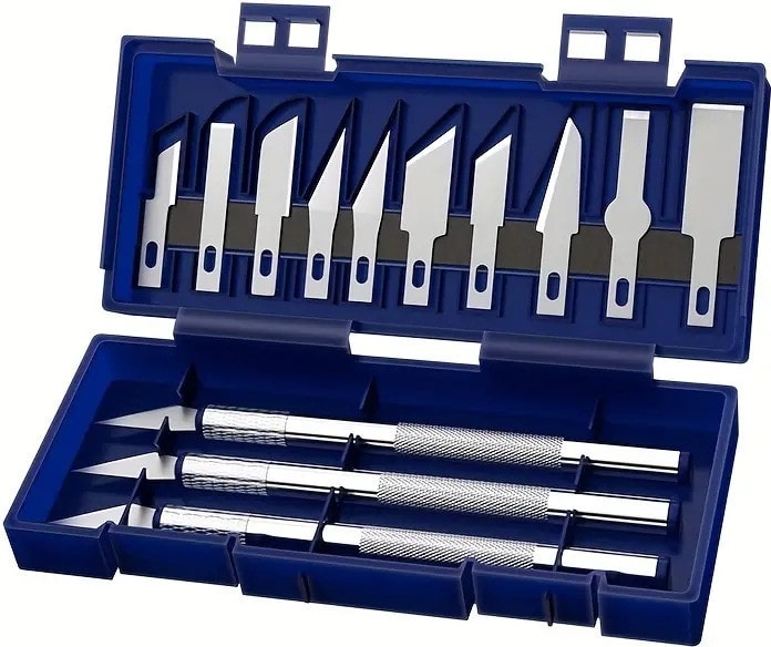 Metal Oyma Maket Kalem Sanat Kesme Manuel Kombinasyon Kağıt Kesim Dıy Hassas Onarım Bıçağı