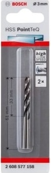 Hss-Pointtec 3,0 Mm 2'Li Paket Matkap Ucu - 2608577158