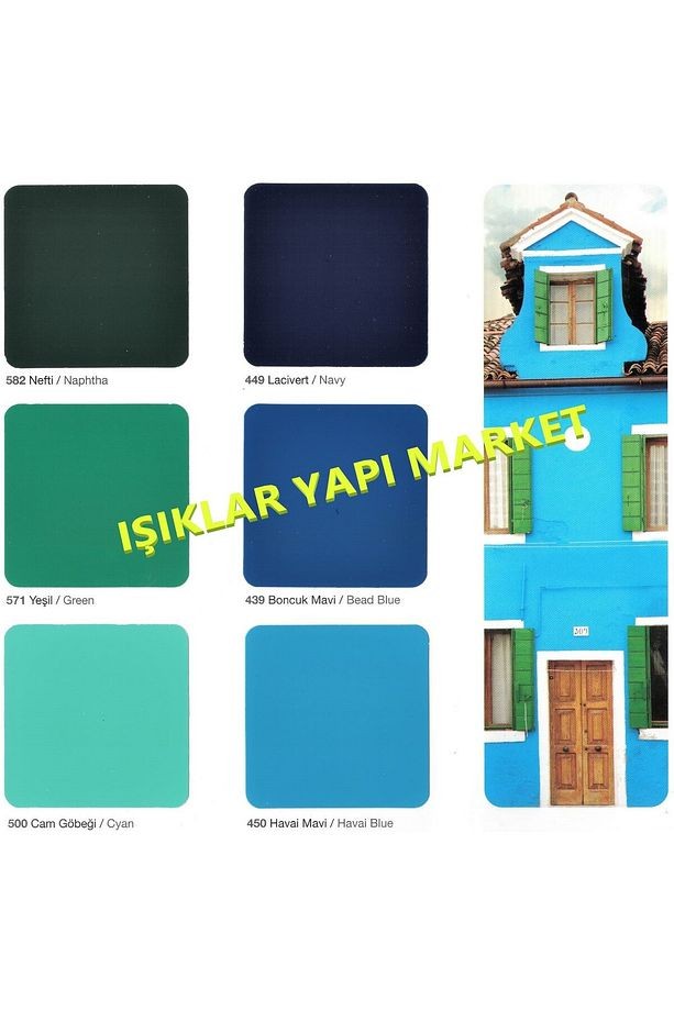 metal ve ahşap boyası-sentetik-parlak-yağlı boya-primera parlak-2,5Lt. -siyah