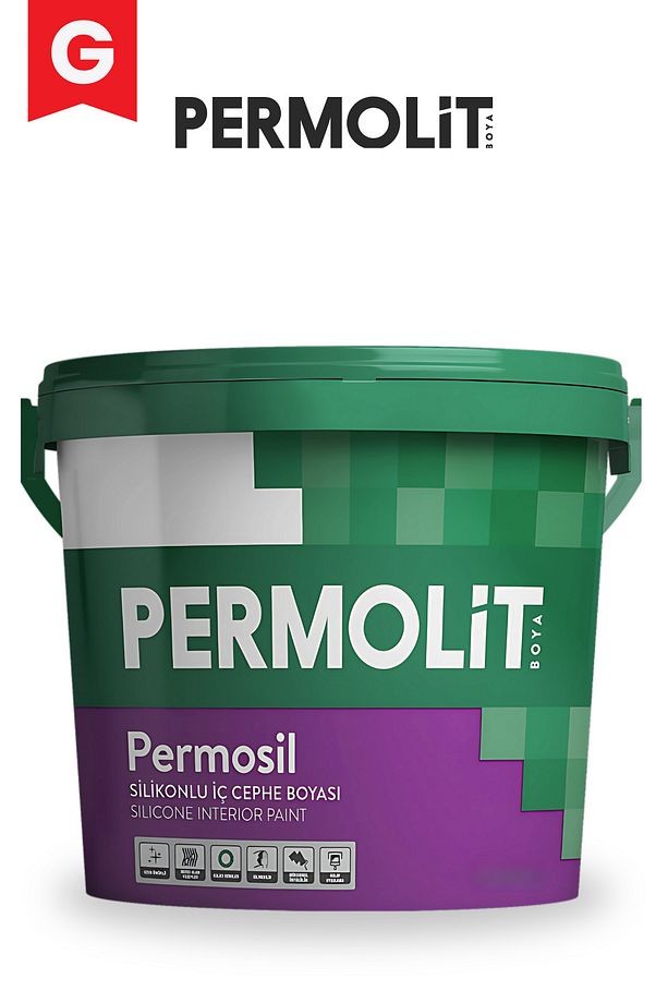 Permosil Silikonlu Silinebilir İç Cephe Boyası | 3,5Kg - 10Kg - 20Kg | Kum Beji - 2206