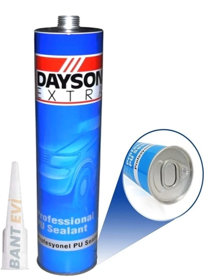 Silikon Siyah 280 ml  Extra Profesyonel Pu Mastik  Yapıştırıcı