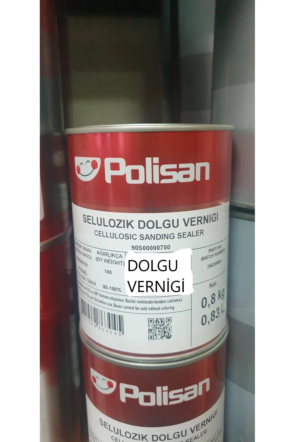 POLİSAN POLİSAN SELÜLOZİK DOLGU VERNİGİ 0.8 KG 0.83 L 1 ADET YENİ VERSİYON