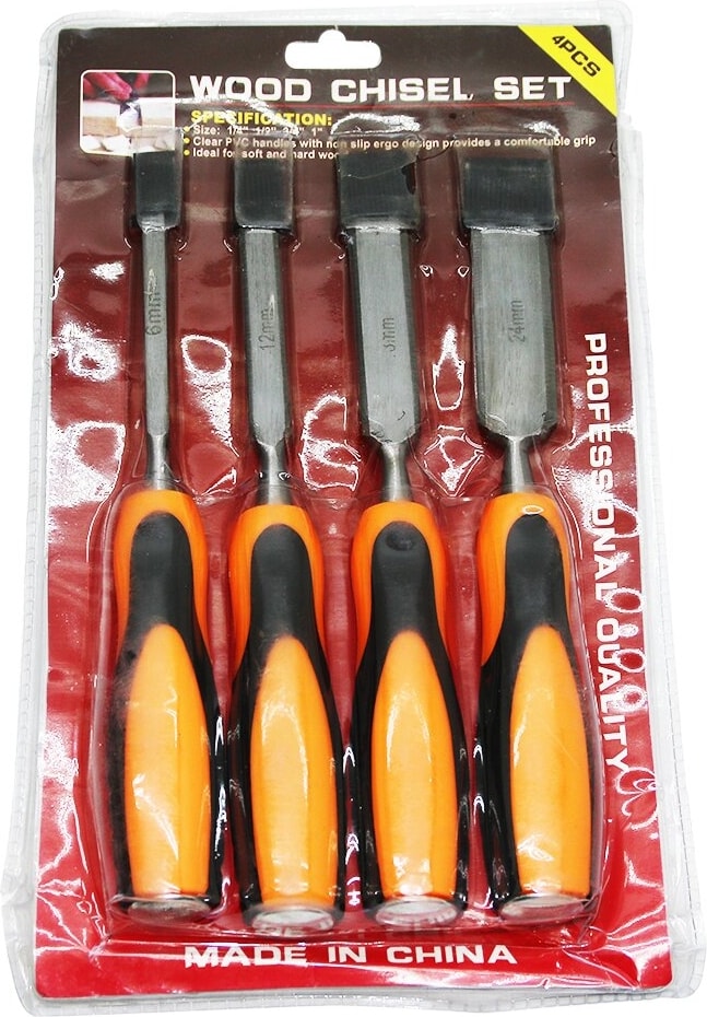 Wood Chısel 4 Parça 6-12-18-24MM Iskarpela Set (5313)
