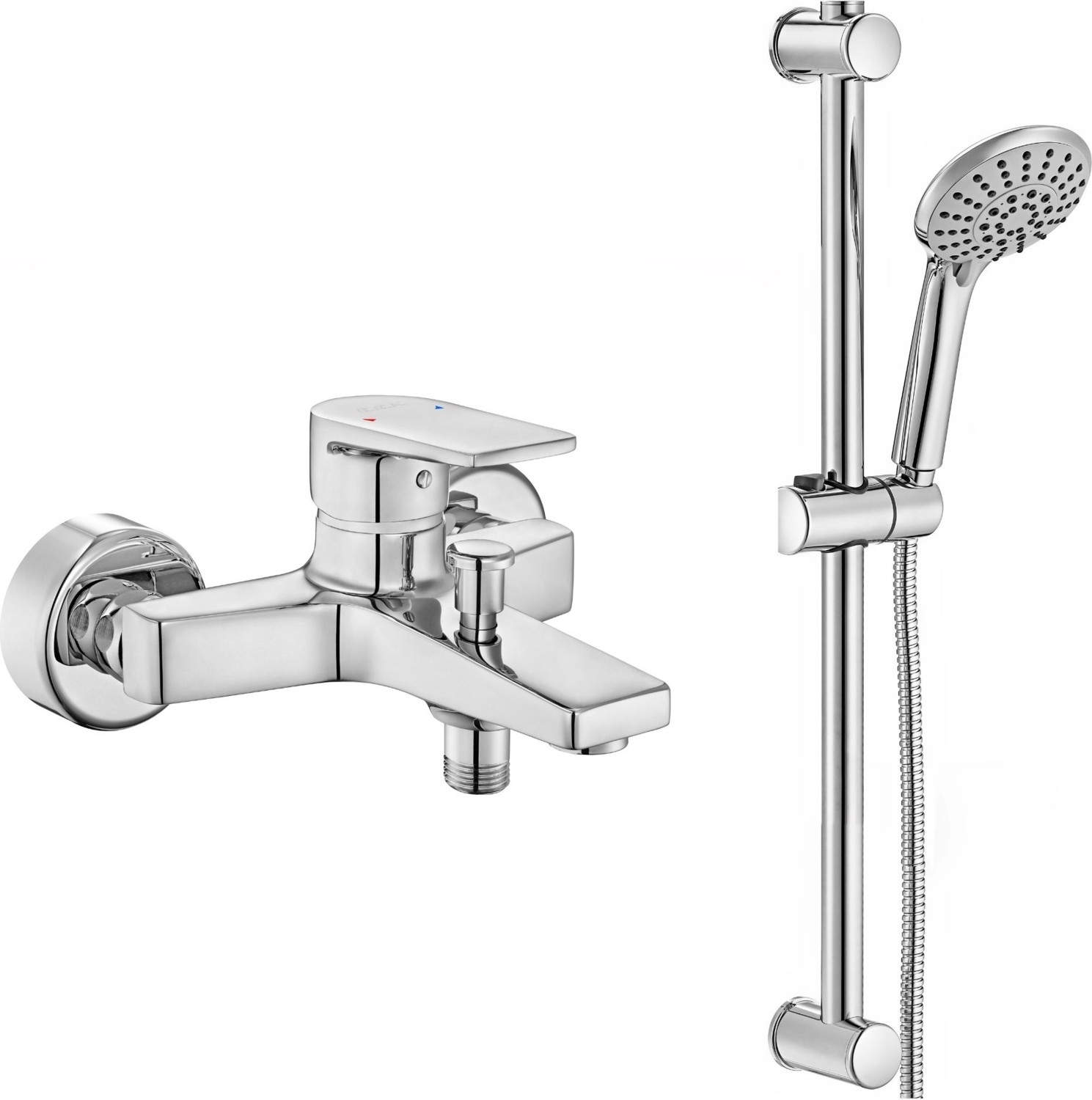 Eca Dalia Banyo Bataryası + Eca Logica Sürgülü Duş Seti Üst Takımı