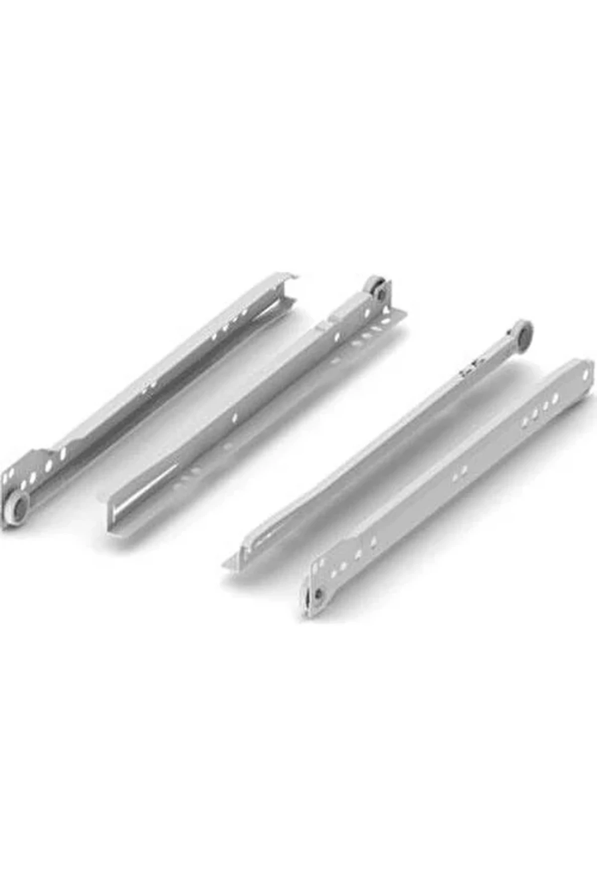 Beyaz Klasik Çekmece Rayı 40 cm