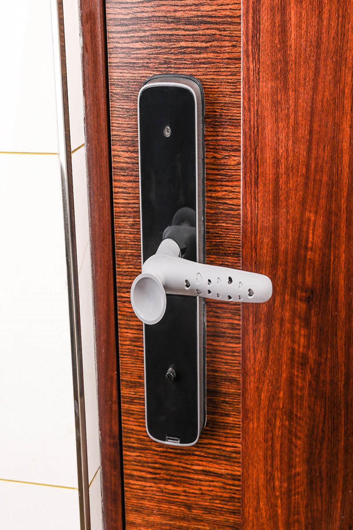 Silikon Kapı Kolu Stoperi Duvar Koruyucu Pencere Tutucu Stoper Çocuk Güvenlik Aparatı Duvar Koruyucu