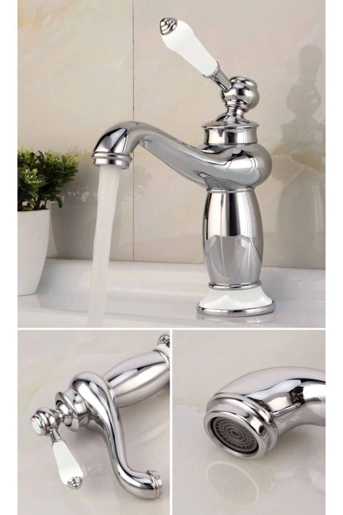 Rustik Lavabo Bataryası Vintage Klb100