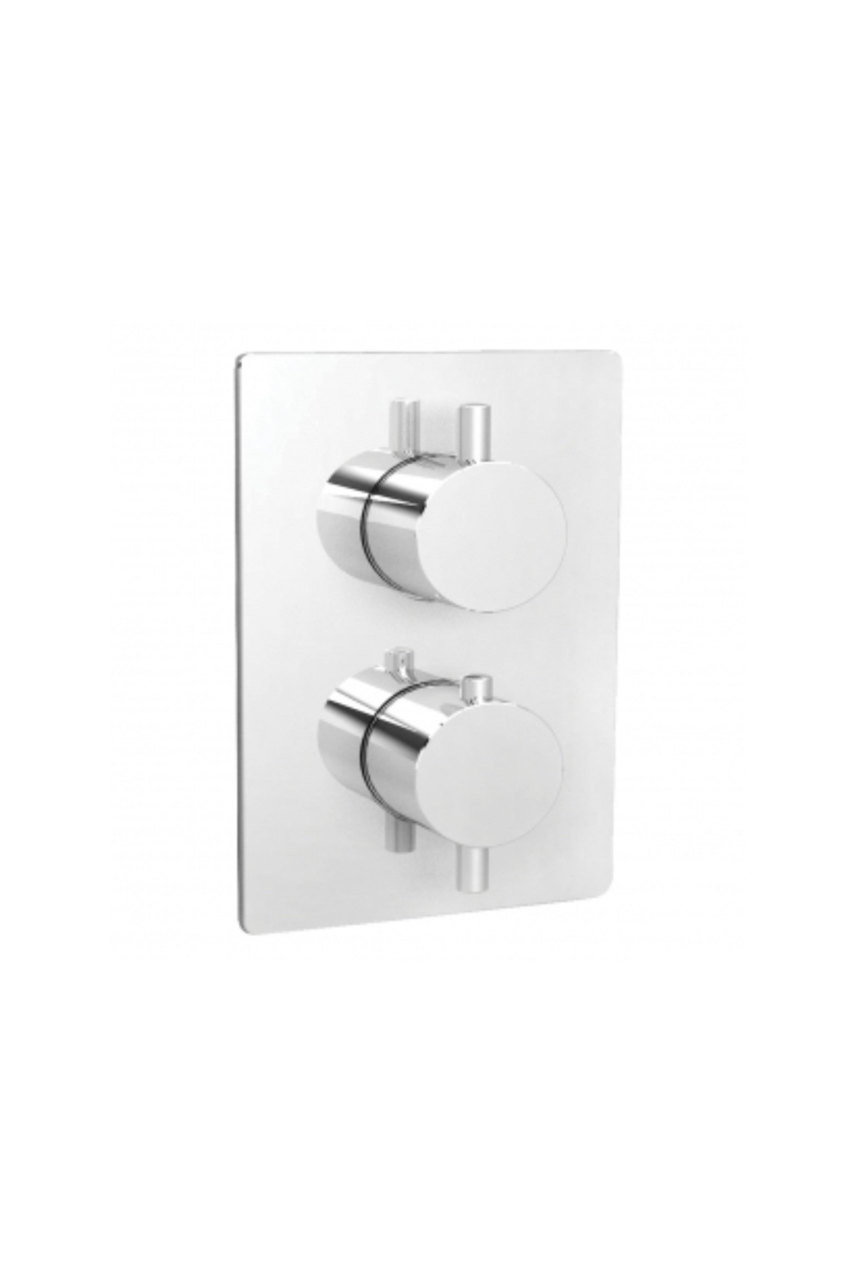 Terra Termostatik 2 Çıkışlı Ankastre İç Set Sıva Altı Grubu Dahil Banyo Bataryası, Krom-N2141102
