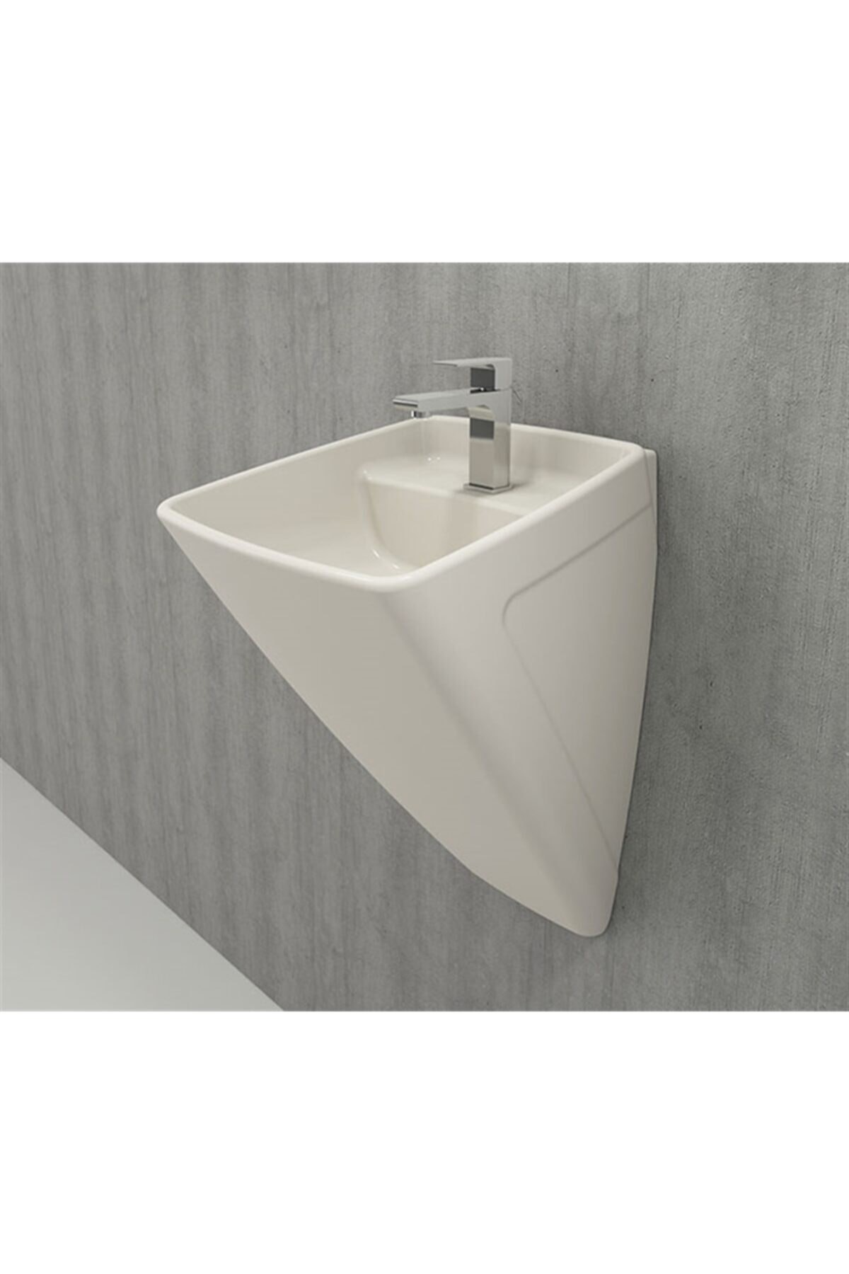 Firenze Asma Monoblok Lavabo 48 Cm Parlak Bisküvi 1082-014-0126