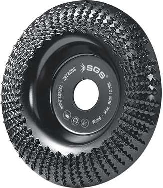 2280 Ahşap Işleme Diski 115 Mm. Avuç Taşlamalar Için Ahşap Törpü Diski Kavisli