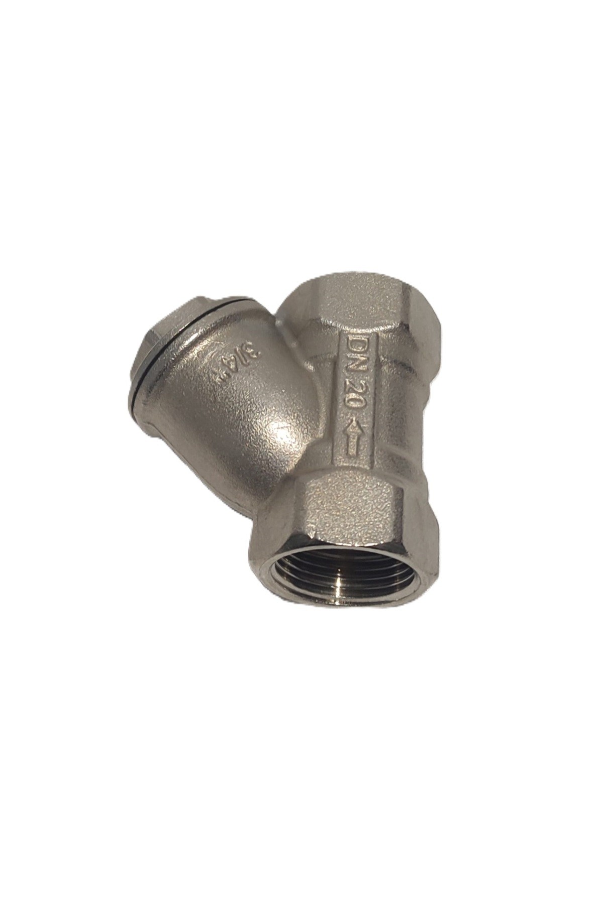 3/4" Sarı / Krom Pislik Tutucu Su Filtresi Dn20 - Threaded Strainer