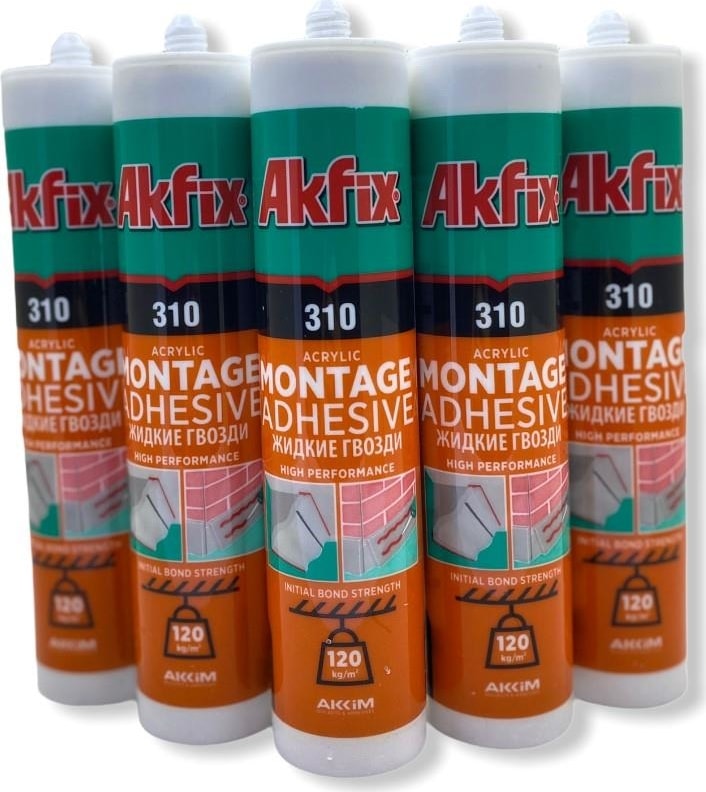 Kartonpiyer & Stropiyer Yapıştırıcı Beyaz 310 ml x 5'li Set