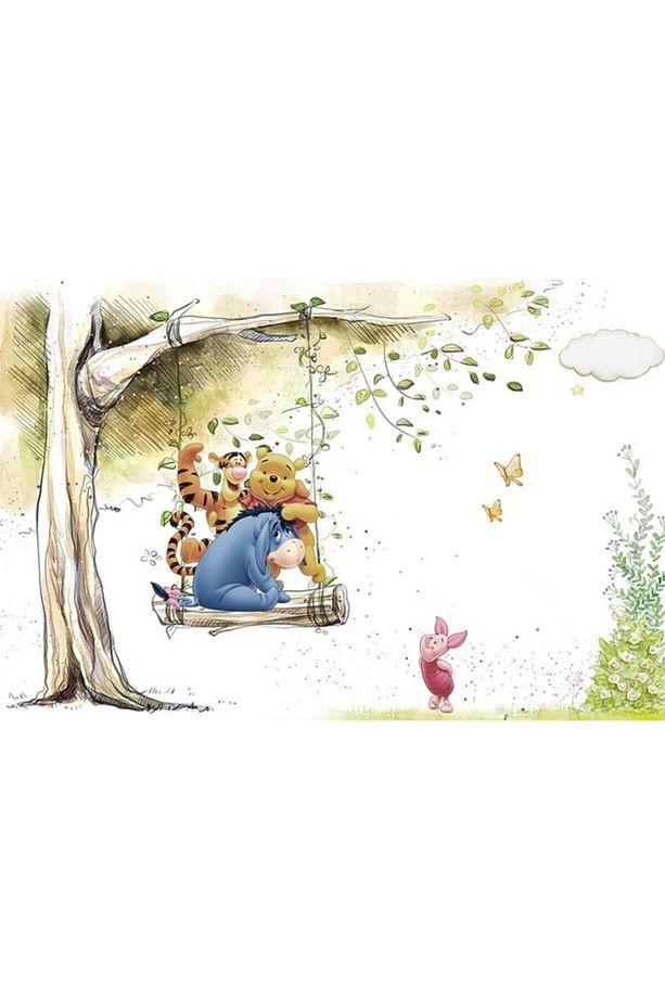 Winnie The Pooh Çocuk Odası Duvar Kağıdı