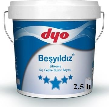 Beşyıldız Dış Cephe Silikonlu 2,5 Lt Beyaz