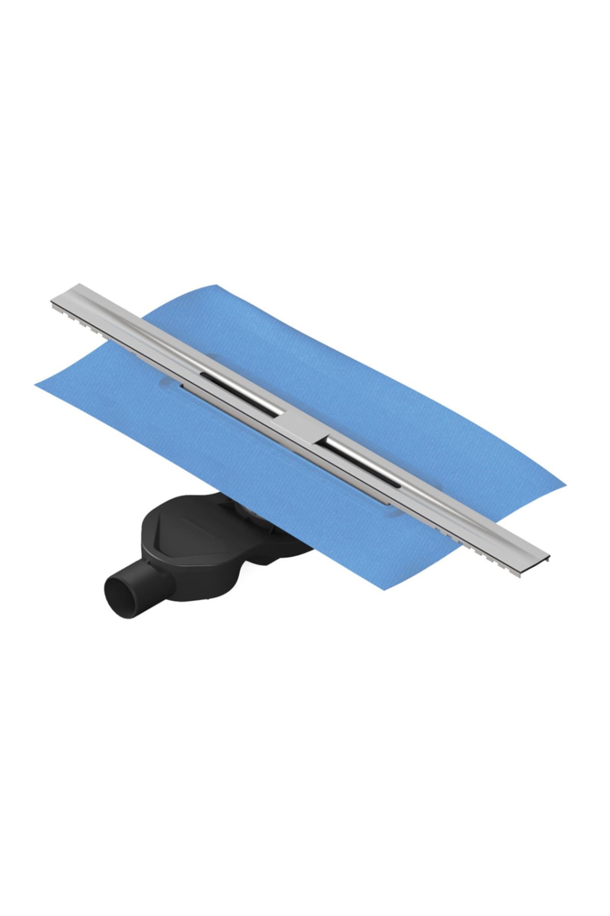 5701681 Clear-cut V-flow 40 Cm Duş Kanalı - Mat Yandan