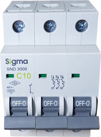 3X10A C/3ka W Otomatik Sigorta